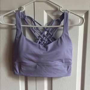 Lavender Lululemon Sports Bra - Size 6